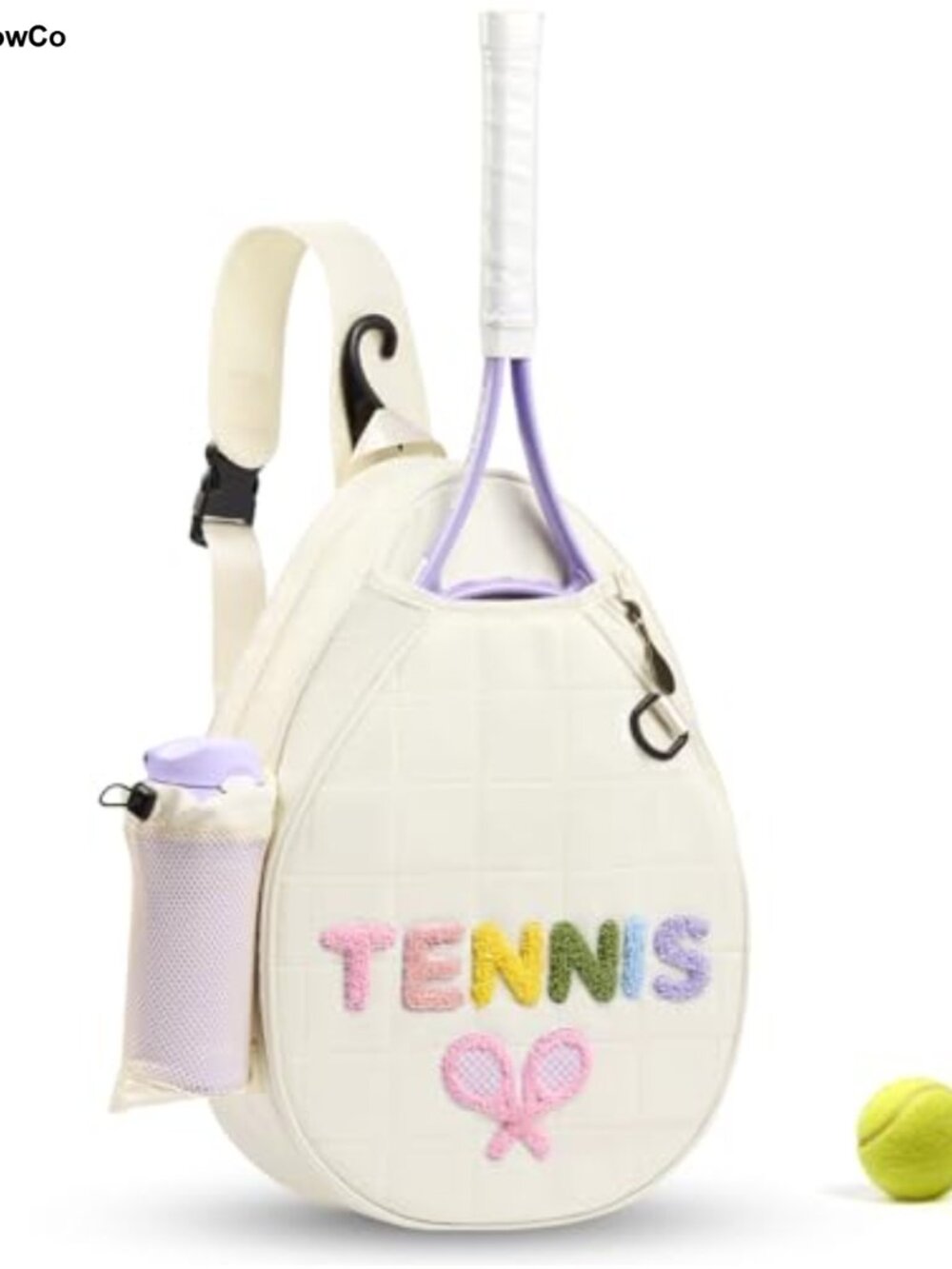 Waterproof Tennis Racket Bag Crossbody Sling for Women